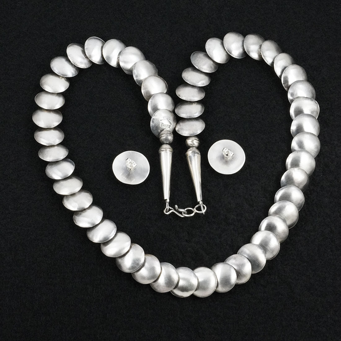 Tim Thompson Sterling Silver Necklace & Earrings Set