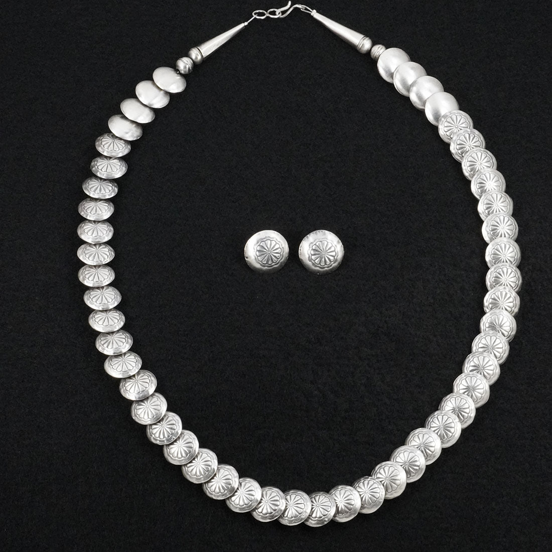 Tim Thompson Sterling Silver Necklace & Earrings Set