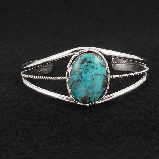 Ernest Hawthorne Turquoise & Sterling Silver Bracelet