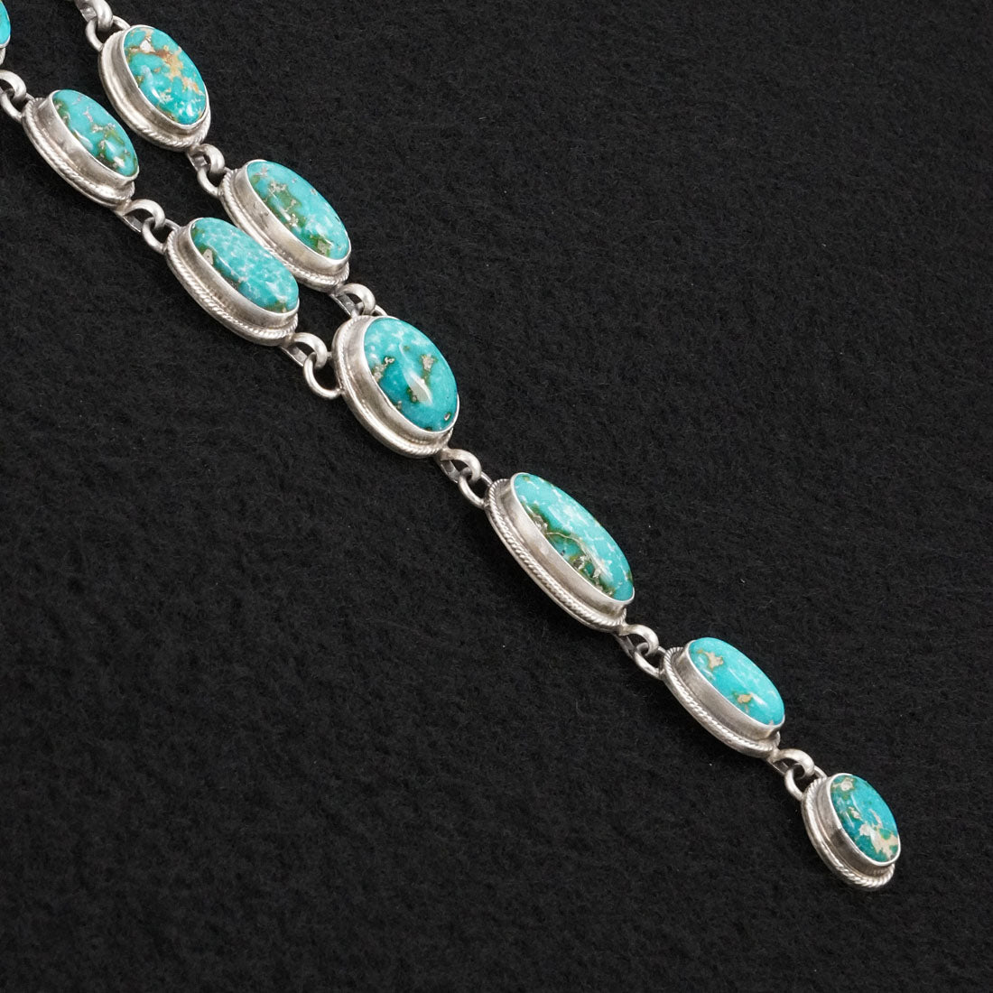 Kathleen Livingston Turquoise & Sterling Silver Necklace Set