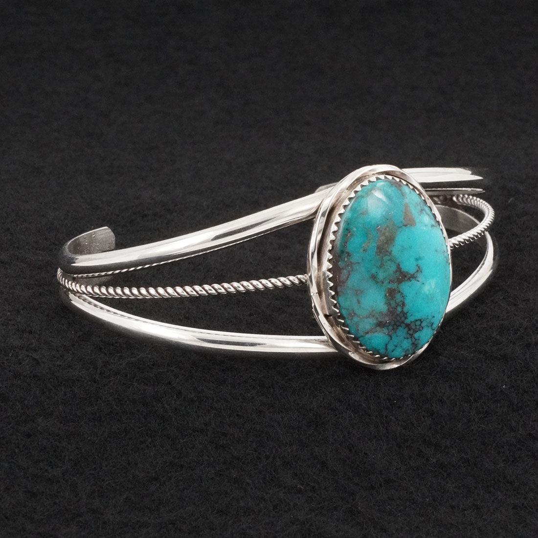 Ernest Hawthorne Turquoise & Sterling Silver Bracelet