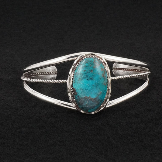 Ernest Hawthorne Turquoise & Sterling Silver Bracelet