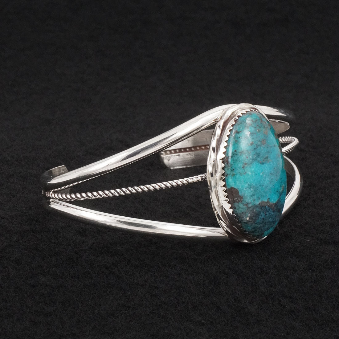 Ernest Hawthorne Turquoise & Sterling Silver Bracelet