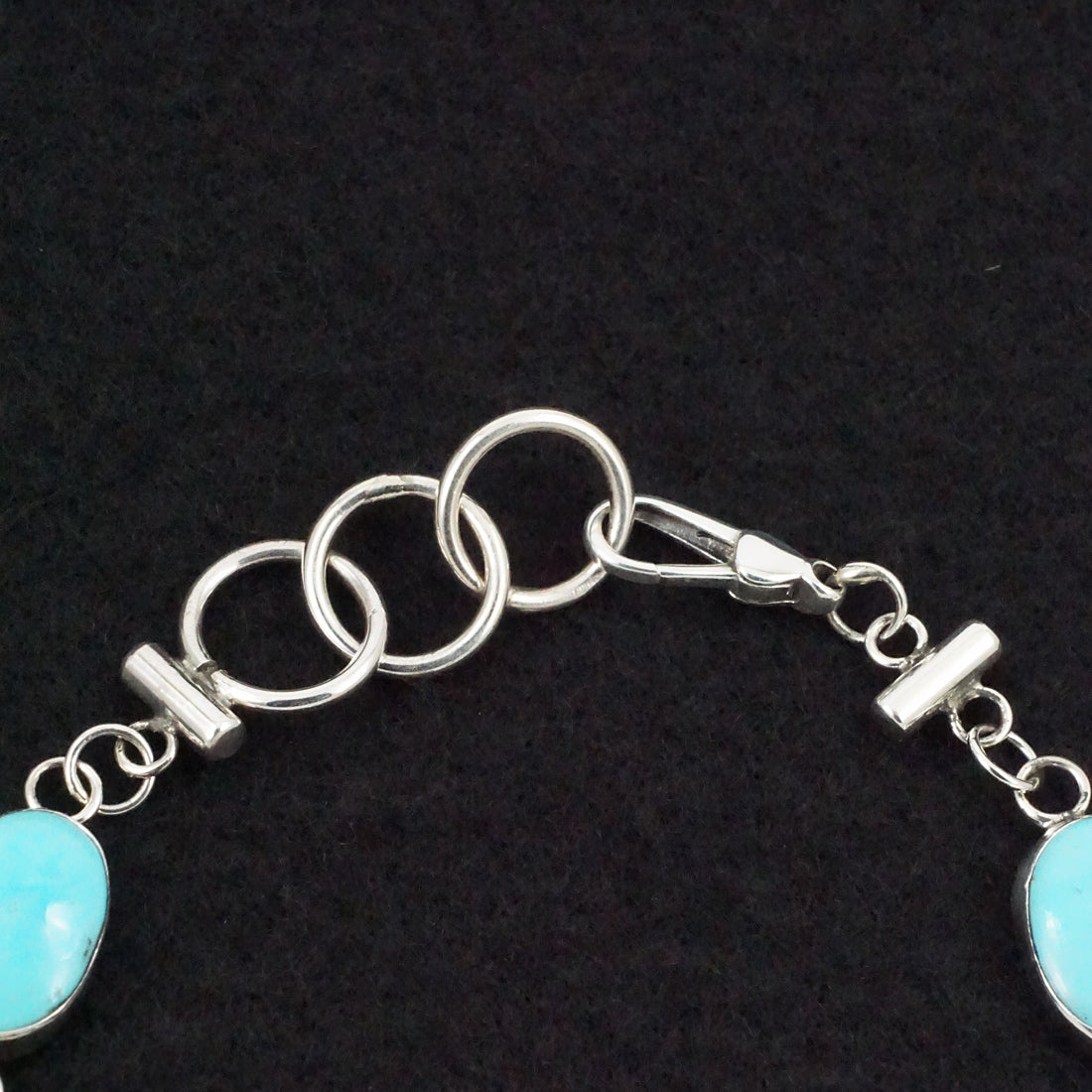 Marco Begaye Turquoise & Sterling Silver Link Bracelet