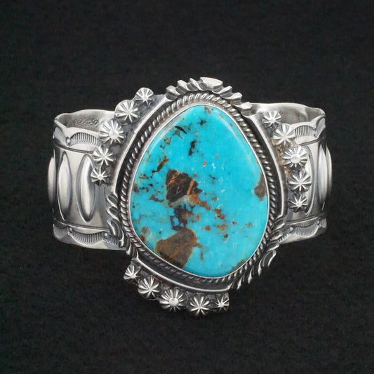 Raymond Delgarito Turquoise & Sterling Silver Bracelet