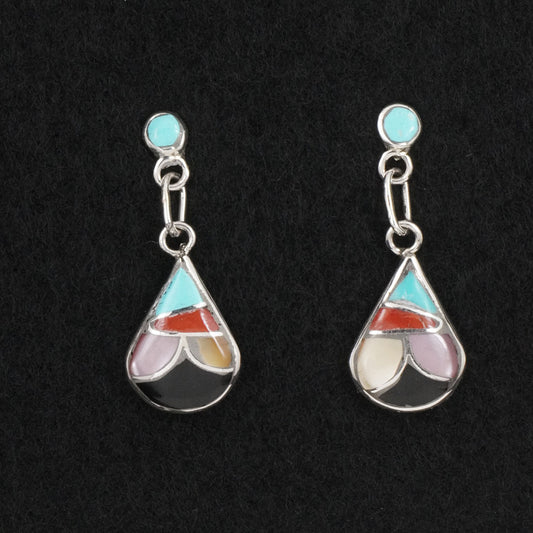 Orena Leekya Multi-Stone & Sterling Silver Earrings