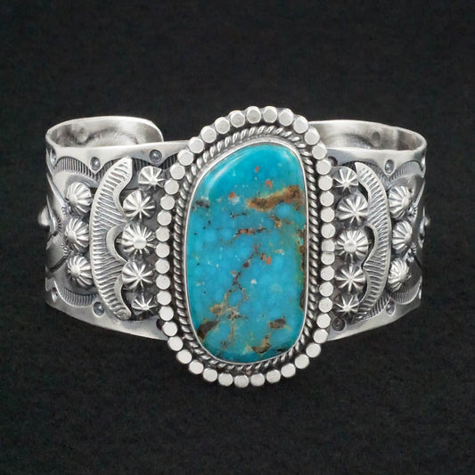Raymond Delgarito Turquoise & Sterling Silver Bracelet