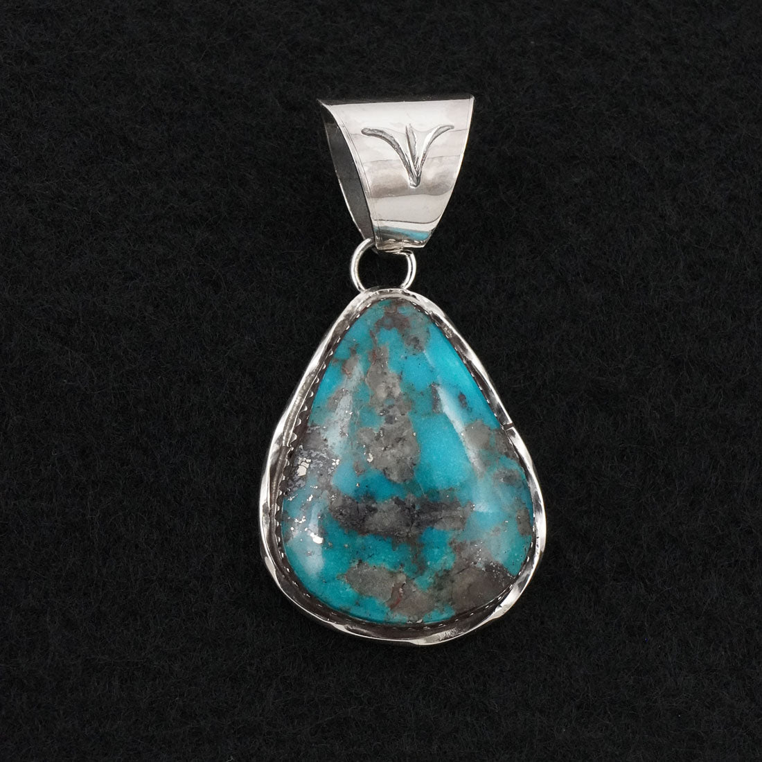 Ernest Hawthorne Turquoise & Sterling Silver Pendant