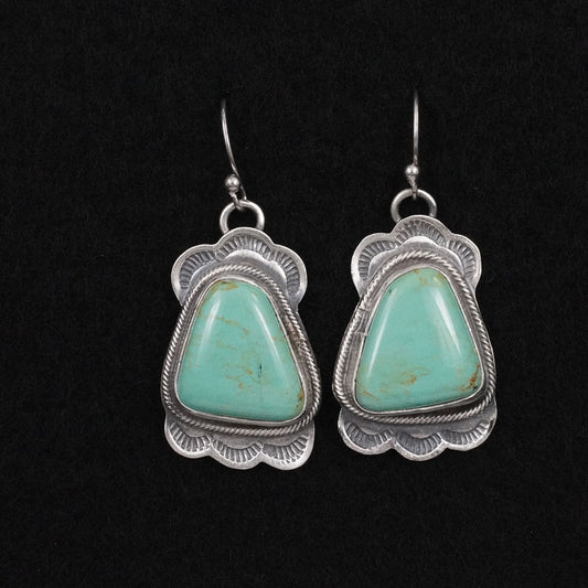 Bobby Johnson Turquoise & Sterling Silver Earrings