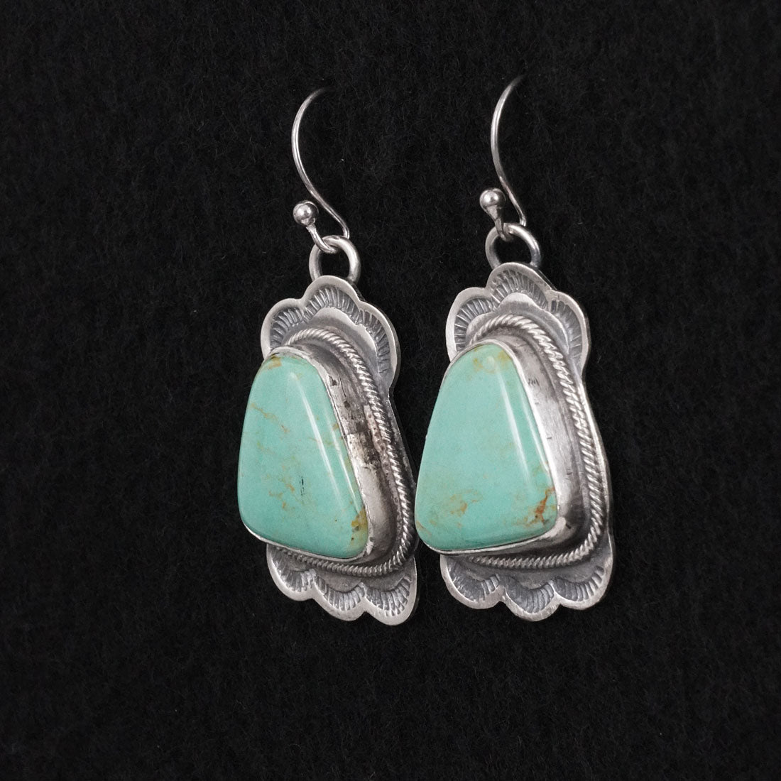 Bobby Johnson Turquoise & Sterling Silver Earrings
