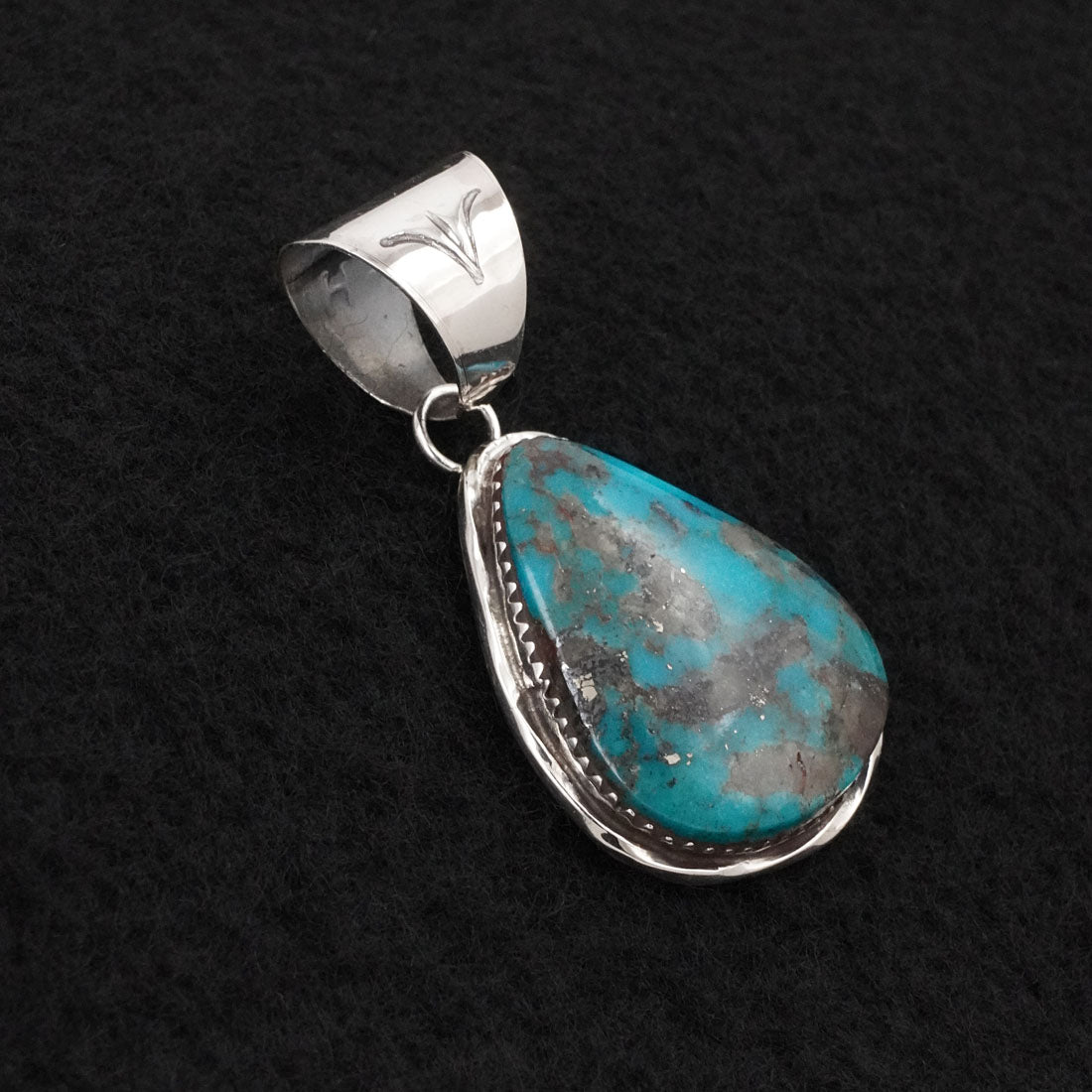 Ernest Hawthorne Turquoise & Sterling Silver Pendant