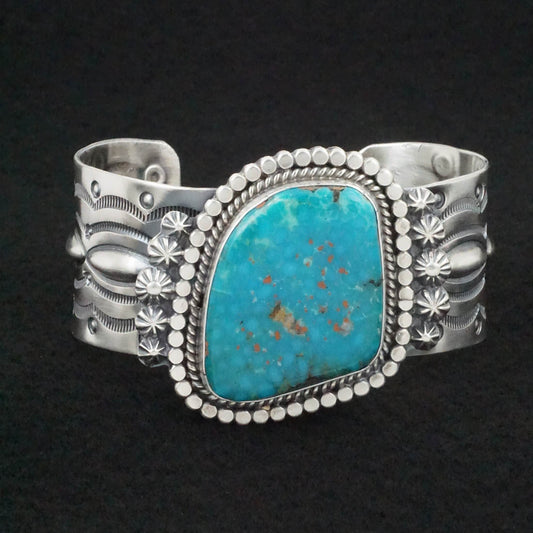 Raymond Delgarito Turquoise & Sterling Silver Bracelet