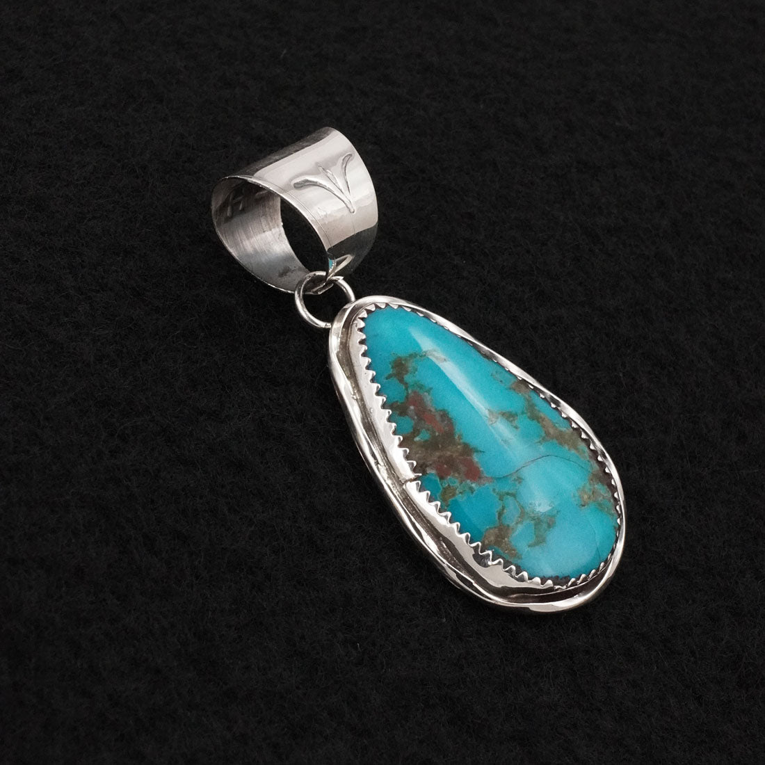 Ernest Hawthorne Turquoise & Sterling Silver Pendant