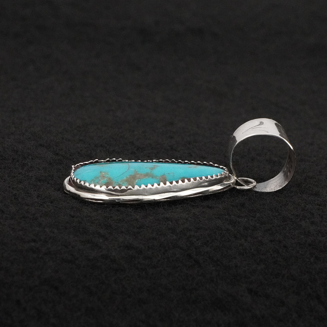 Ernest Hawthorne Turquoise & Sterling Silver Pendant