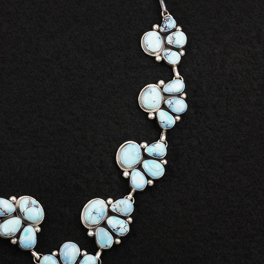 Paul Livingston Turquoise & Sterling Silver Necklace Set