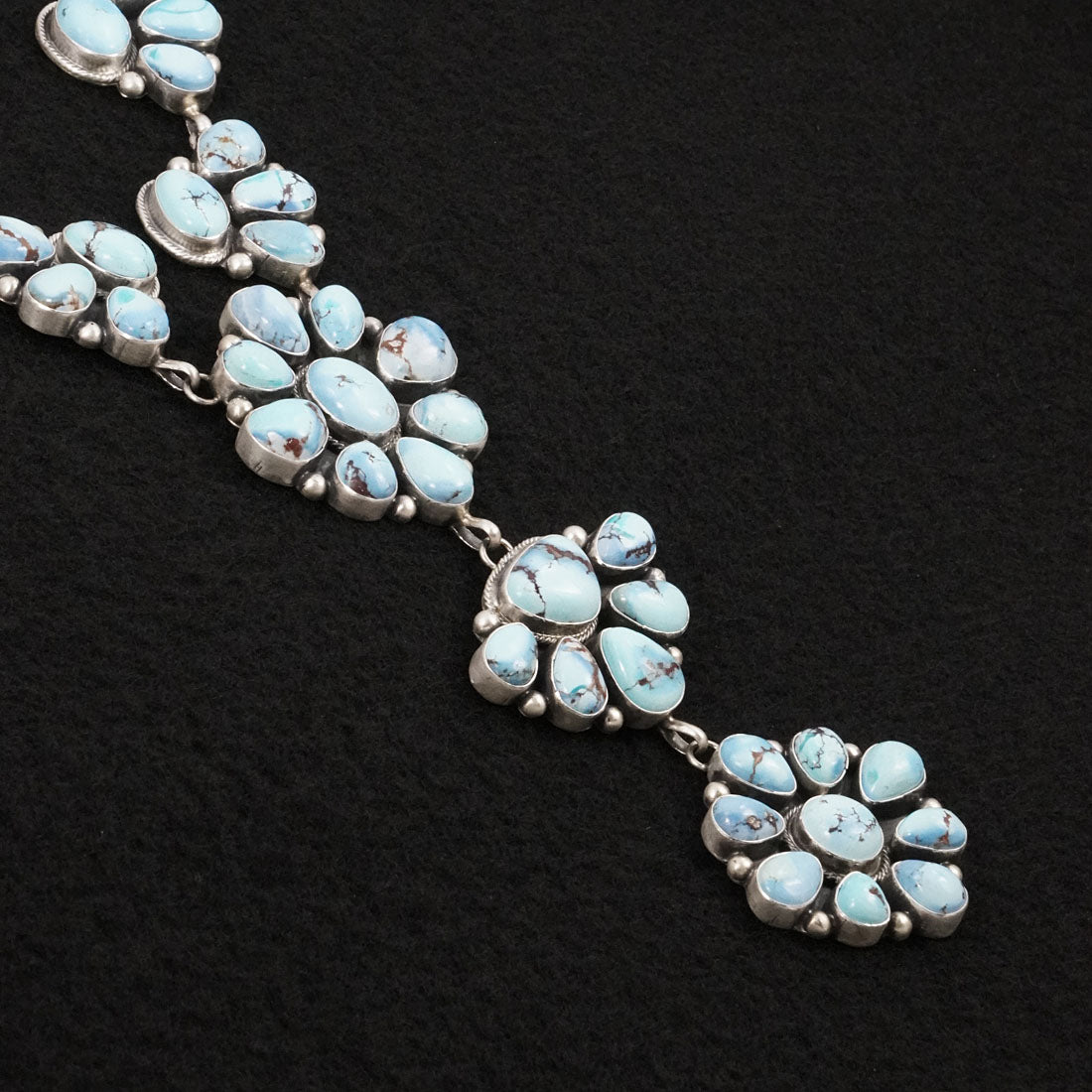 Paul Livingston Turquoise & Sterling Silver Necklace Set