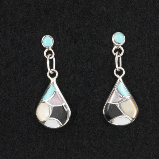 Orena Leekya Multi-Stone & Sterling Silver Earrings
