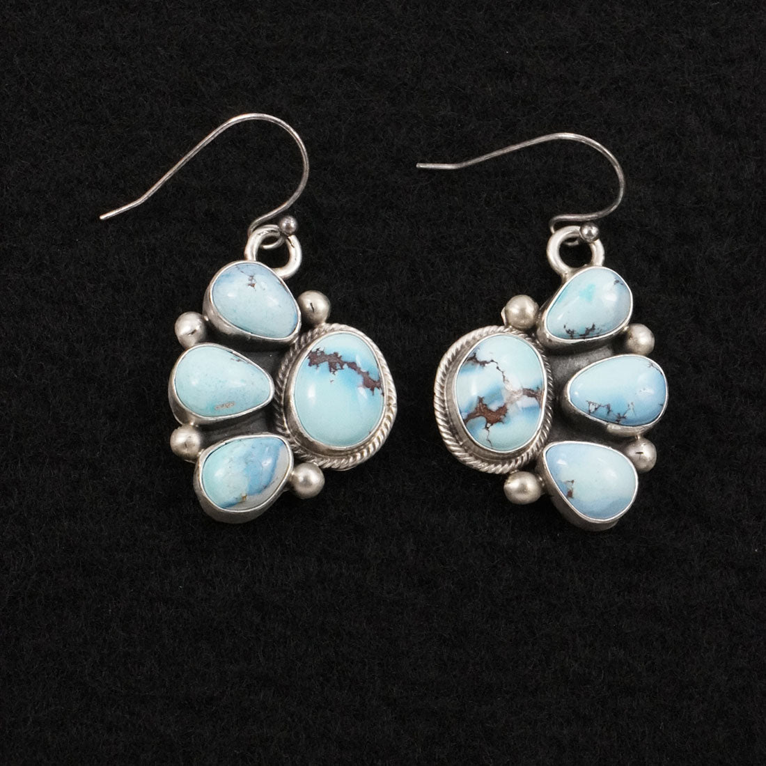 Paul Livingston Turquoise & Sterling Silver Necklace Set