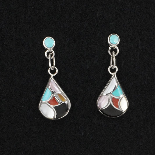 Orena Leekya Multi-Stone & Sterling Silver Earrings