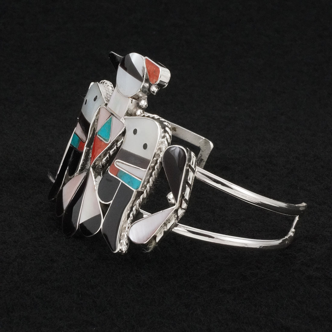Bobby & Corraine Shack Multi-Stone & Sterling Silver Bracelet
