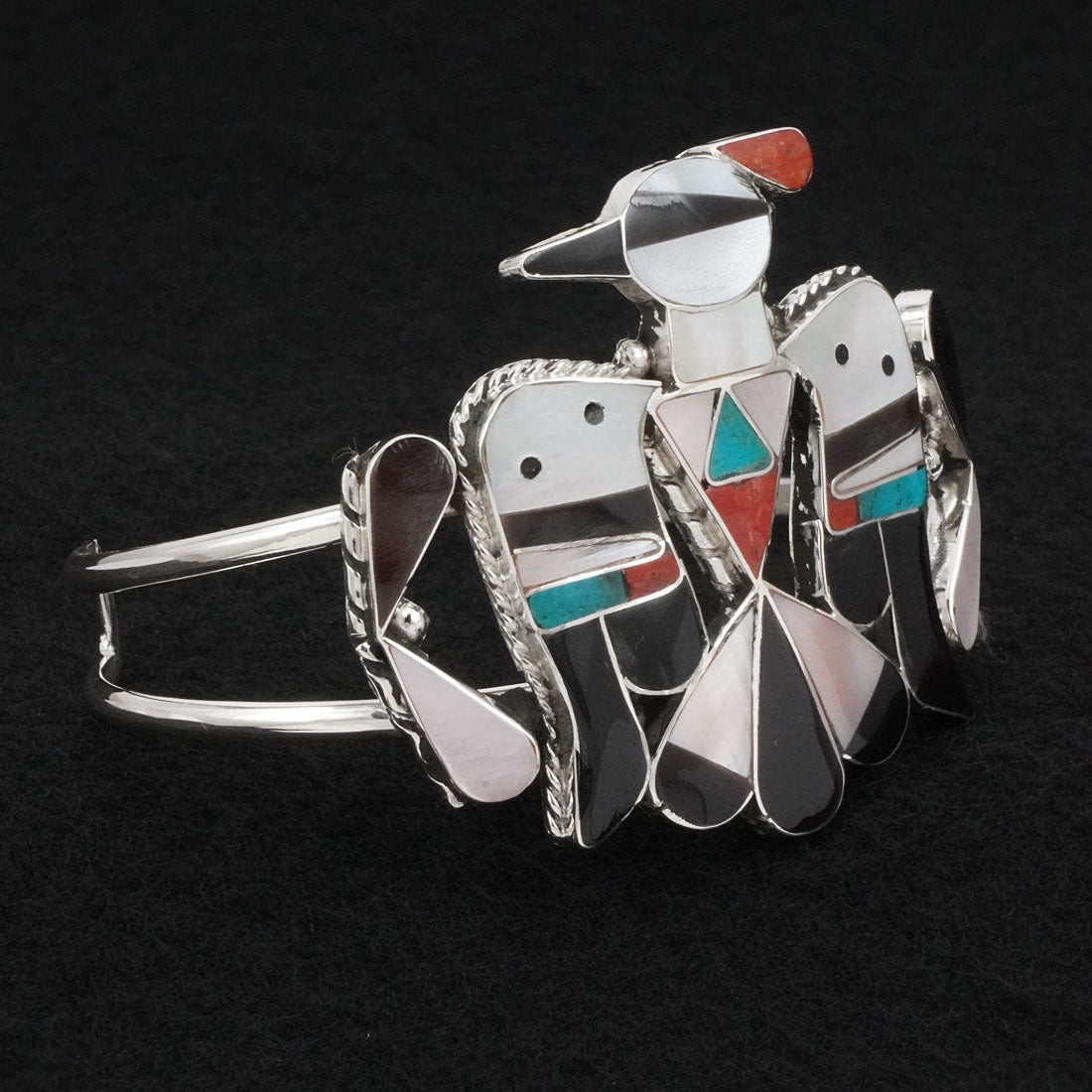Bobby & Corraine Shack Multi-Stone & Sterling Silver Bracelet