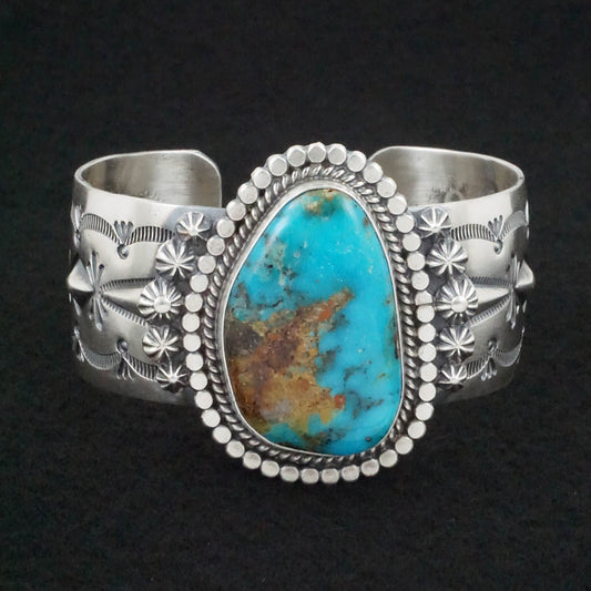 Raymond Delgarito Turquoise & Sterling Silver Bracelet