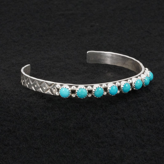 Gaynell Parker Turquoise & Sterling Silver Bracelet