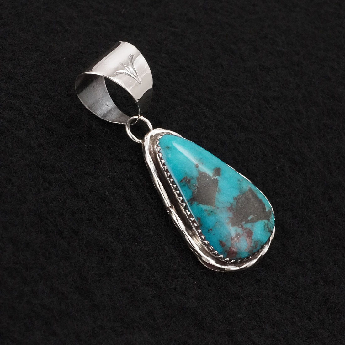 Ernest Hawthorne Turquoise & Sterling Silver Pendant