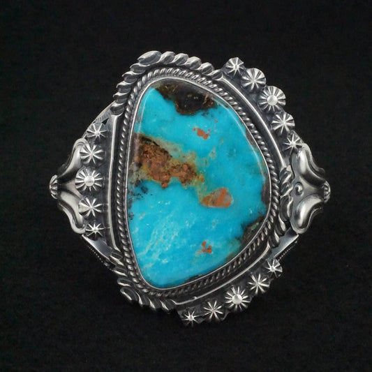 Raymond Delgarito Turquoise & Sterling Silver Bracelet