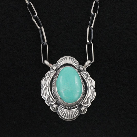 Randy Boyd Turquoise & Sterling Silver Necklace