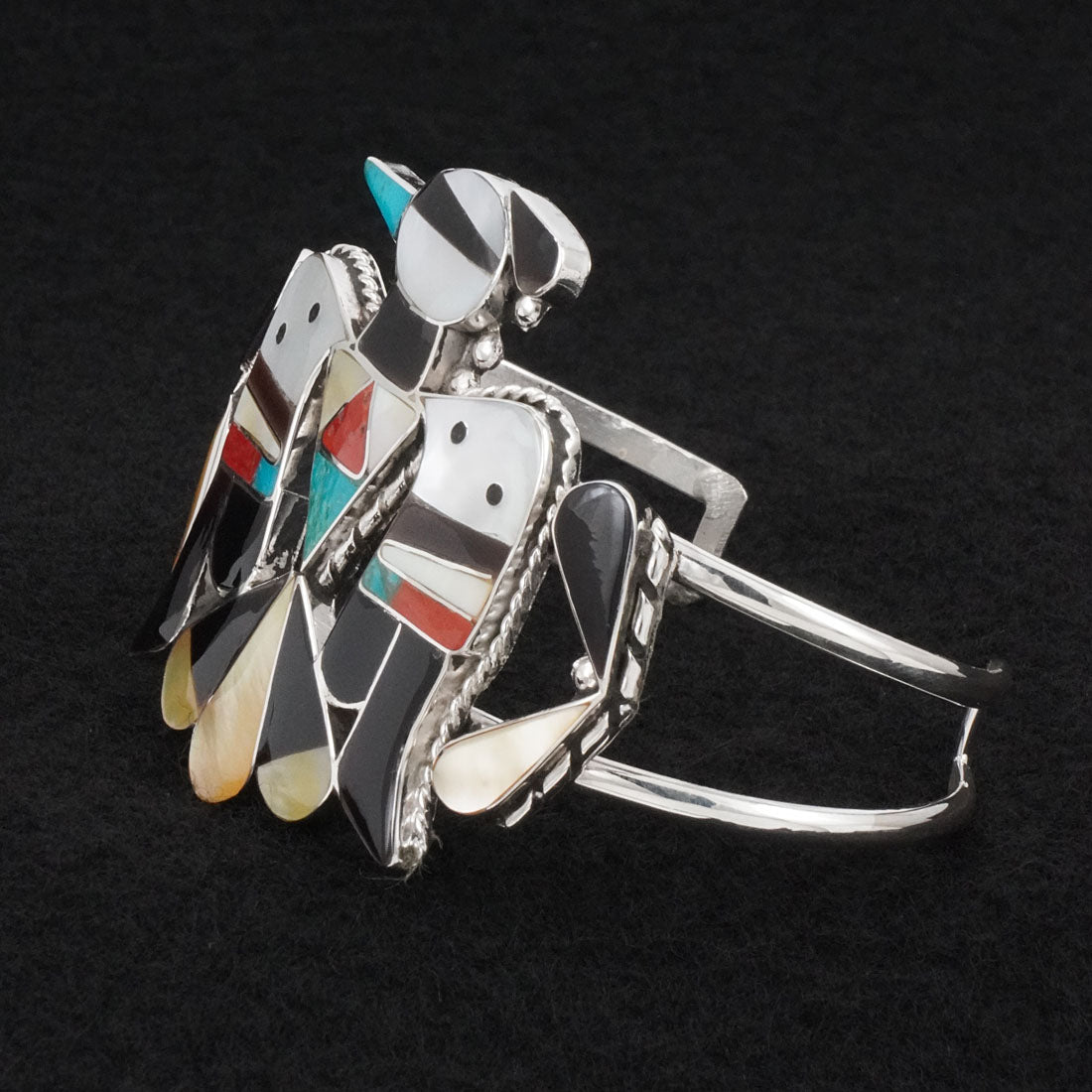 Bobby & Corraine Shack Multi-Stone & Sterling Silver Bracelet