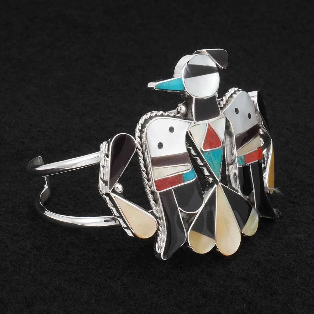 Bobby & Corraine Shack Multi-Stone & Sterling Silver Bracelet