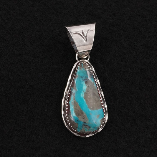 Ernest Hawthorne Turquoise & Sterling Silver Pendant