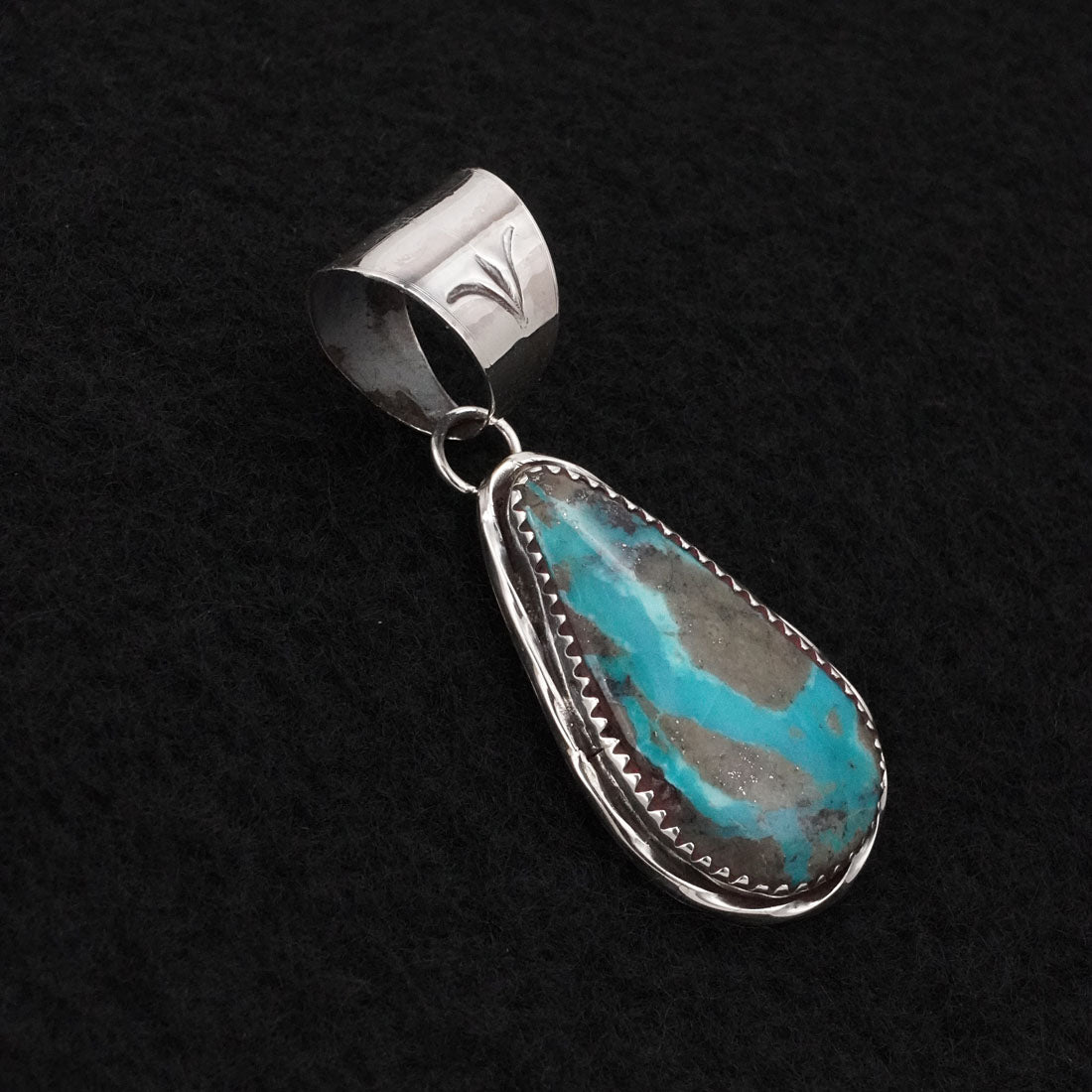 Ernest Hawthorne Turquoise & Sterling Silver Pendant