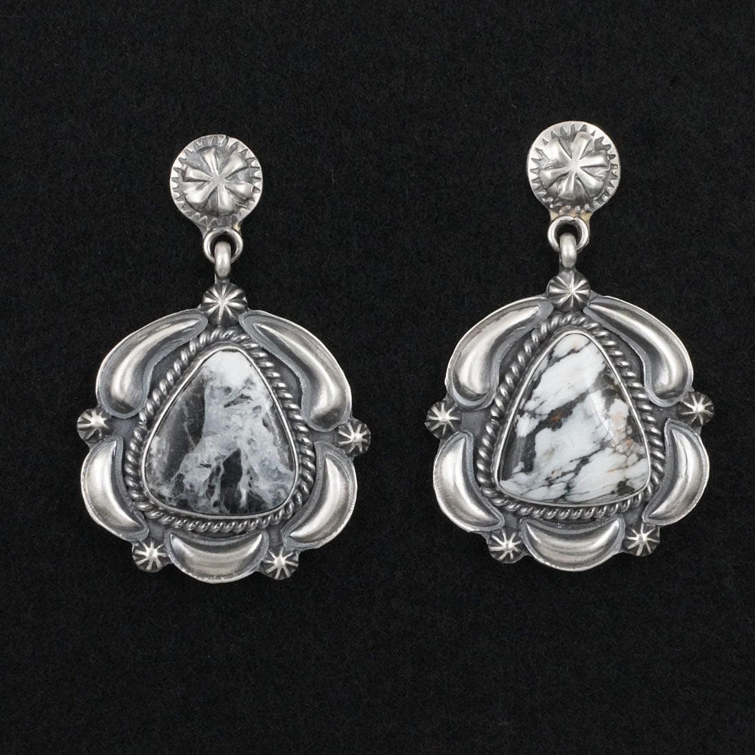 Raymond Delgarito White Buffalo & Sterling Silver Necklace Set