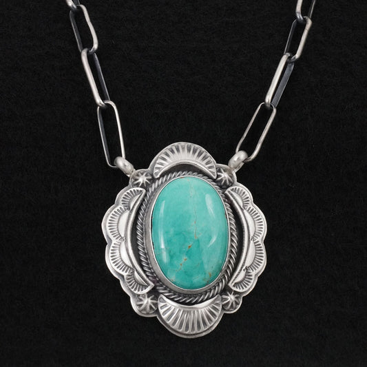 Randy Boyd Turquoise & Sterling Silver Necklace