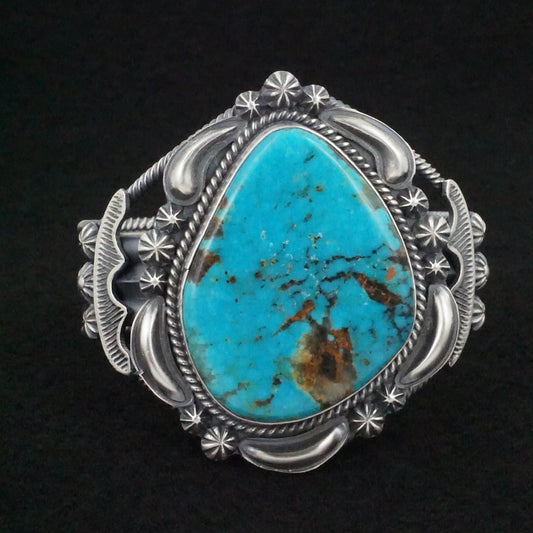 Raymond Delgarito Turquoise & Sterling Silver Bracelet