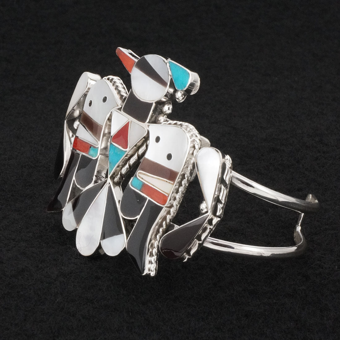 Bobby & Corraine Shack Multi-Stone & Sterling Silver Bracelet