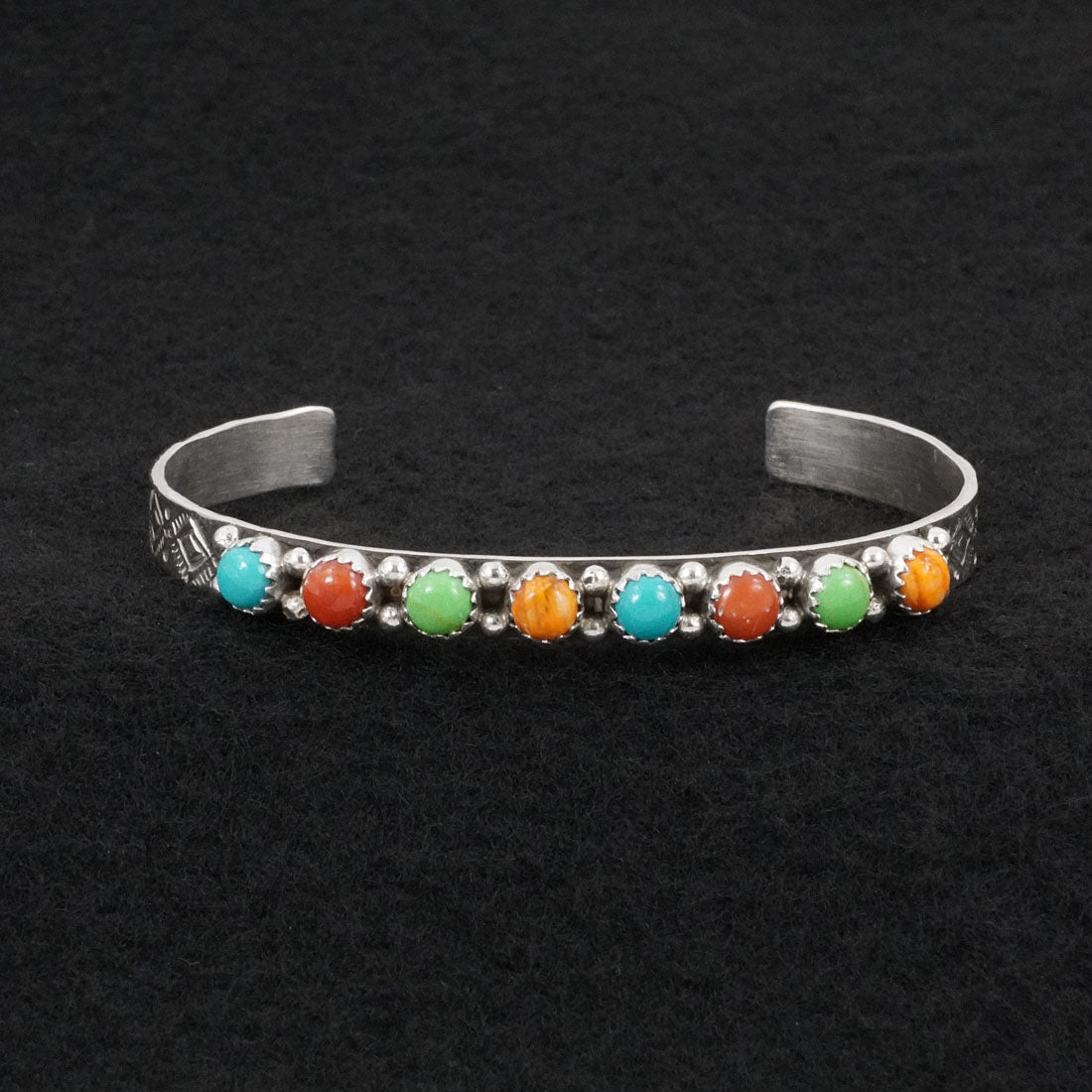Gaynell Parker Multi-Stone & Sterling Silver Bracelet