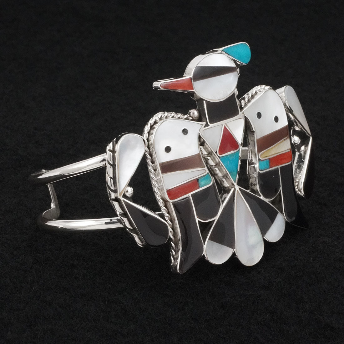 Bobby & Corraine Shack Multi-Stone & Sterling Silver Bracelet