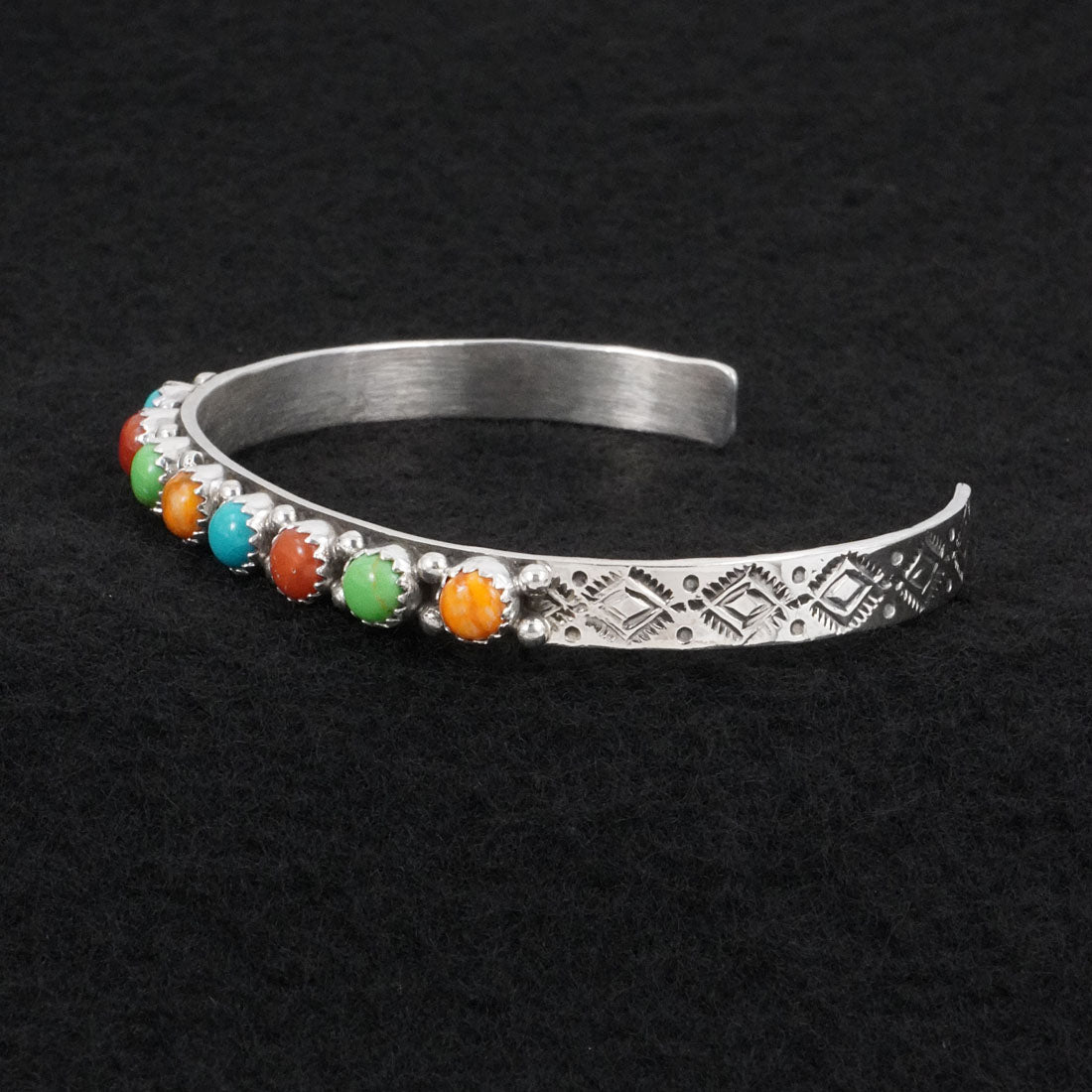 Gaynell Parker Multi-Stone & Sterling Silver Bracelet