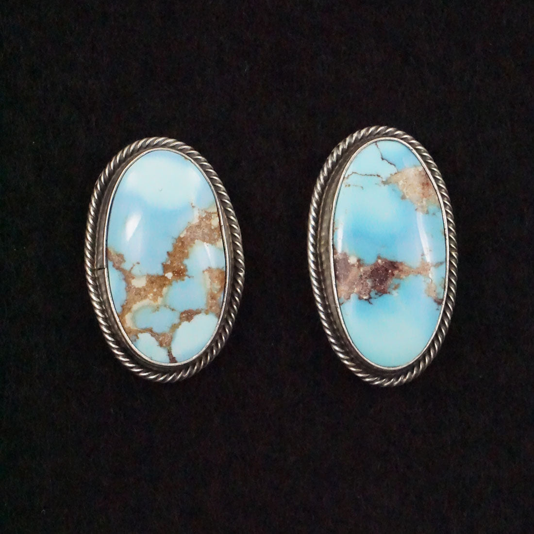 Darrin Livingston Turquoise & Sterling Silver Earrings & Pendant