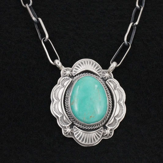 Randy Boyd Turquoise & Sterling Silver Necklace