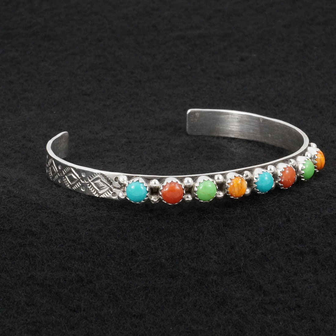 Gaynell Parker Multi-Stone & Sterling Silver Bracelet