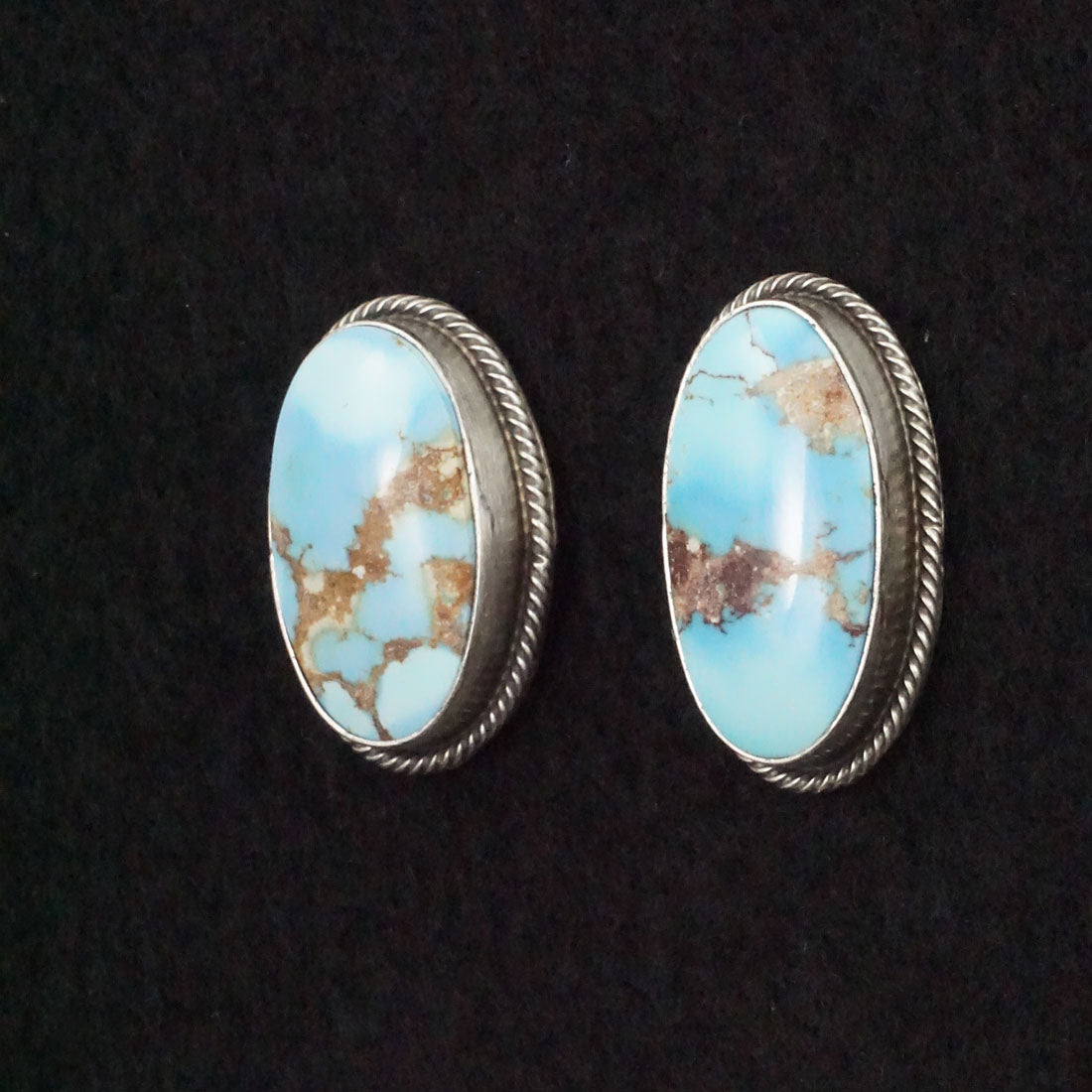 Darrin Livingston Turquoise & Sterling Silver Earrings & Pendant