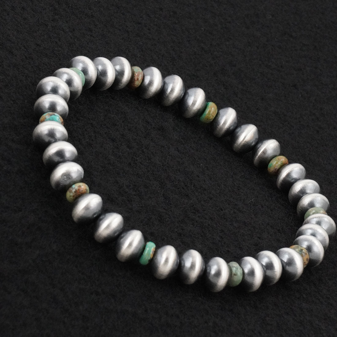 Tonisha Haley Turquoise & Sterling Silver Navajo Pearl Bracelet