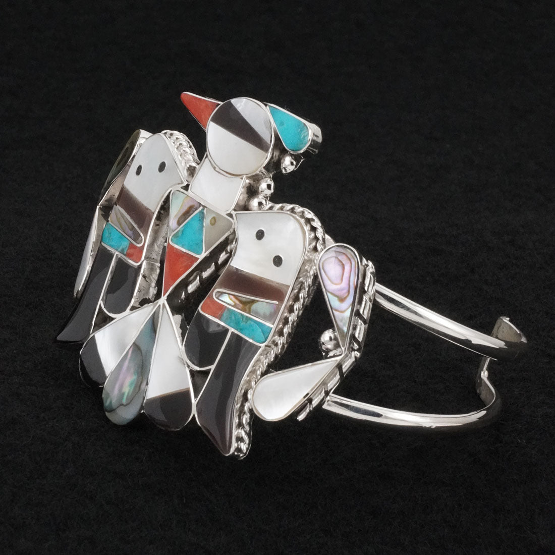 Bobby & Corraine Shack Multi-Stone & Sterling Silver Bracelet
