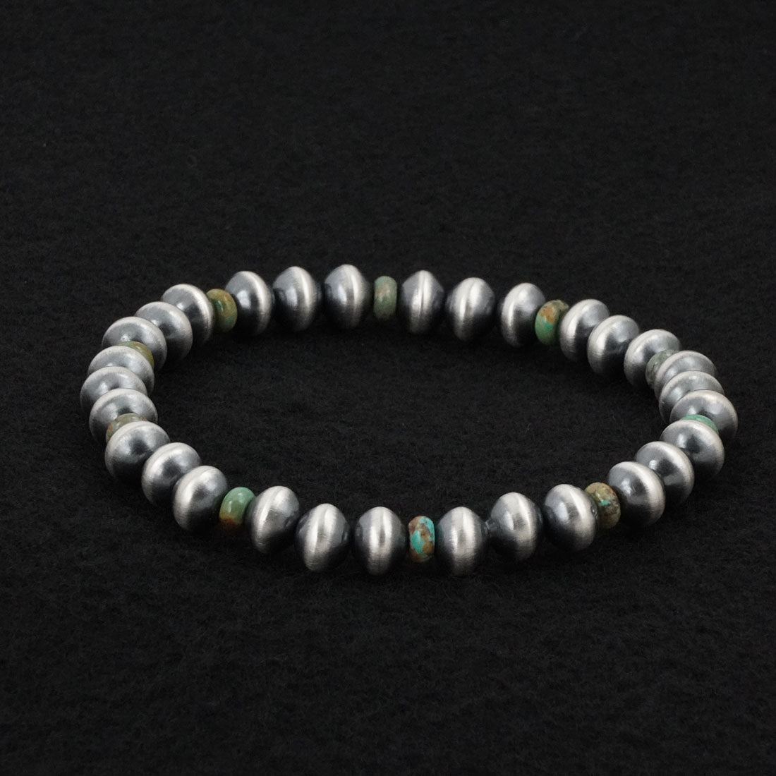 Tonisha Haley Turquoise & Sterling Silver Navajo Pearl Bracelet