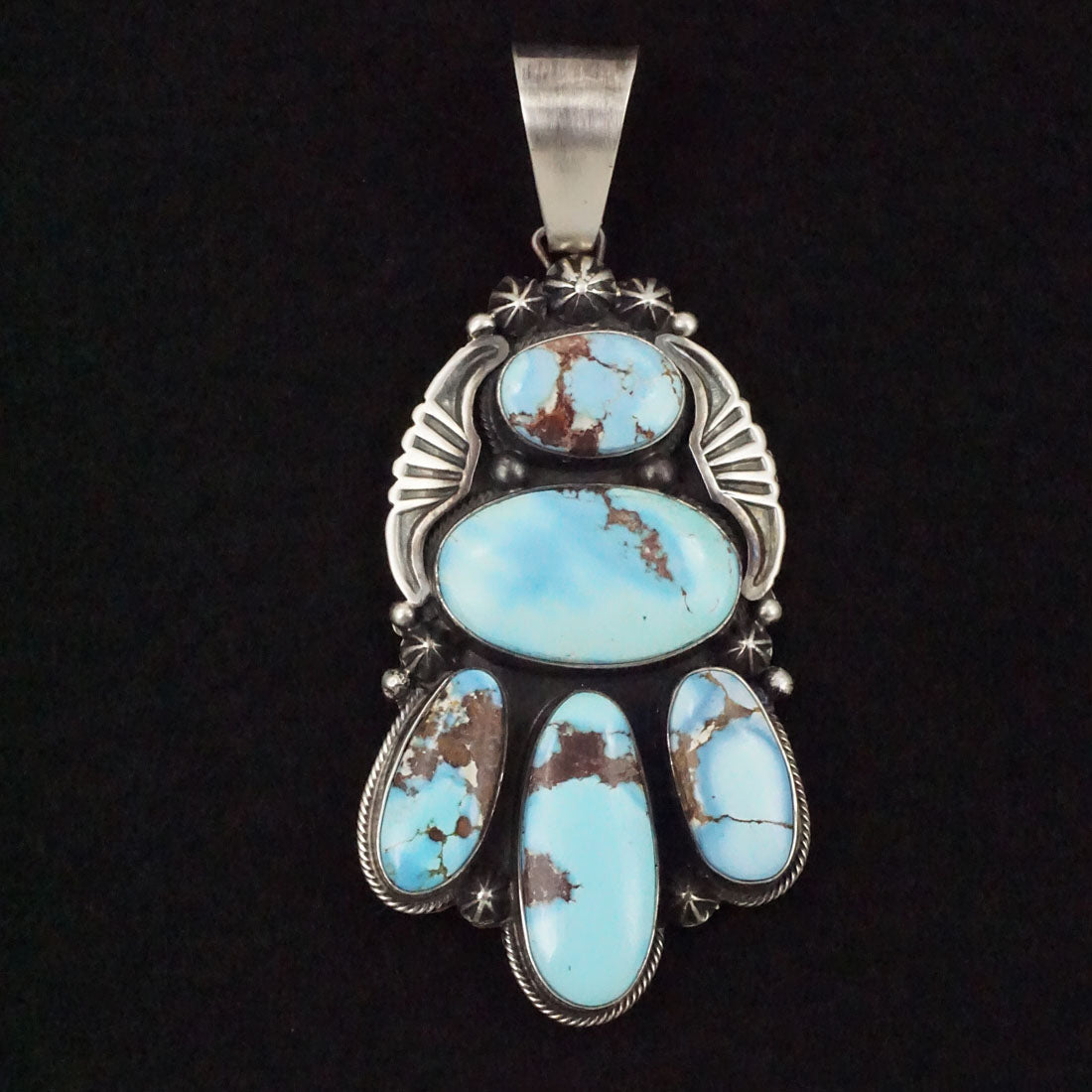 Darrin Livingston Turquoise & Sterling Silver Pendant