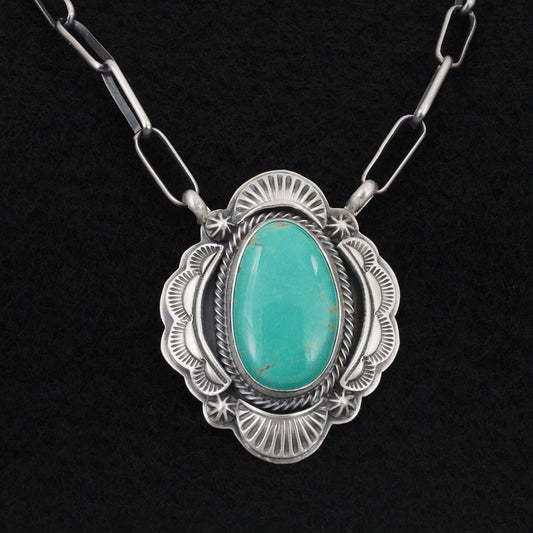 Randy Boyd Turquoise & Sterling Silver Necklace